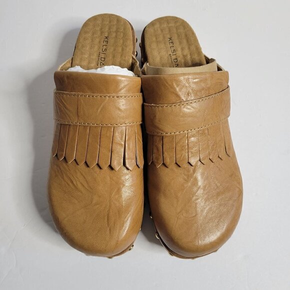 KELSI DAGGER Leather Hobby Studded Clogs Women Size 5.5 - Picture 8 of 14